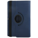 360 Degree Rotatable Litchi Texture Leather Case with 2-angle Viewing Holder for Galaxy Note 10.1 (2014 Edition) / P600, Dark Blue(Dark Blue)