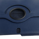 360 Degree Rotatable Litchi Texture Leather Case with 2-angle Viewing Holder for Galaxy Note 10.1 (2014 Edition) / P600, Dark Blue(Dark Blue)