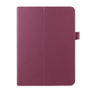 Litchi Texture Horizontal Flip Solid Color Smart Leather Case with Two-folding Holder & Sleep / Wake-up Function for Galaxy Tab S2 9.7 / T815(Purple)