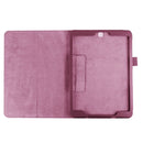 Litchi Texture Horizontal Flip Solid Color Smart Leather Case with Two-folding Holder & Sleep / Wake-up Function for Galaxy Tab S2 9.7 / T815(Purple)