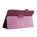 Litchi Texture Horizontal Flip Solid Color Smart Leather Case with Two-folding Holder & Sleep / Wake-up Function for Galaxy Tab S2 9.7 / T815(Purple)