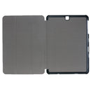 Custer Texture Horizontal Flip Leather Case with 3-folding Holder for Galaxy Tab S2 9.7 / T815(Dark Blue)