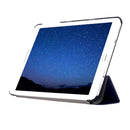 Custer Texture Horizontal Flip Leather Case with 3-folding Holder for Galaxy Tab S2 9.7 / T815(Dark Blue)