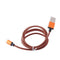 1m Woven Style Micro USB to USB 2.0 Data / Charger Cable, For Samsung, HTC, Sony, Lenovo, Huawei, and other Smartphones(Orange)