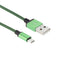 2m Woven Style Micro USB to USB 2.0 Data / Charger Cable, For Galaxy S6 / S5 / S IV / Note 5 / Note 5 Edge, HTC, Sony, Length: 2m(Green)