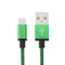 2m Woven Style Micro USB to USB 2.0 Data / Charger Cable, For Galaxy S6 / S5 / S IV / Note 5 / Note 5 Edge, HTC, Sony, Length: 2m(Green)