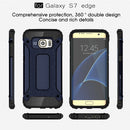 For Galaxy S7 Edge / G935 Tough Armor TPU + PC Combination Case (Dark Blue)