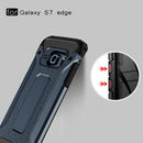For Galaxy S7 Edge / G935 Tough Armor TPU + PC Combination Case (Dark Blue)