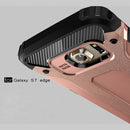 For Galaxy S7 Edge / G935 Tough Armor TPU + PC Combination Case (Rose Gold)