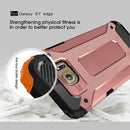 For Galaxy S7 Edge / G935 Tough Armor TPU + PC Combination Case (Rose Gold)