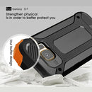For Galaxy S7 / G930 Tough Armor TPU + PC Combination Case (Black)