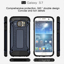 For Galaxy S7 / G930 Tough Armor TPU + PC Combination Case (Dark Blue)
