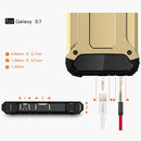 For Galaxy S7 / G930 Tough Armor TPU + PC Combination Case (Gold)