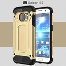For Galaxy S7 / G930 Tough Armor TPU + PC Combination Case (Gold)