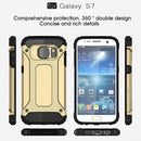 For Galaxy S7 / G930 Tough Armor TPU + PC Combination Case (Gold)
