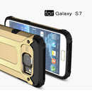 For Galaxy S7 / G930 Tough Armor TPU + PC Combination Case (Gold)