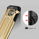 For Galaxy S7 / G930 Tough Armor TPU + PC Combination Case (Gold)