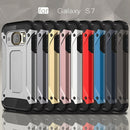 For Galaxy S7 / G930 Tough Armor TPU + PC Combination Case (Gold)