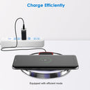 FANTASY Wireless Charger For iPhone 8 / 8 Plus / X & All QI Standard Compatible Devices Galaxy S5 / S4 / Note 4 / 3, etc(Black)