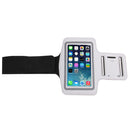Universal PU Sports Armband Case with Earphone Hole for iPhone 7 / iPhone 6 / Galaxy S IV / i9500 / S III / i9300(White)