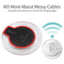 FANTASY Wireless Charger for iPhone 8 / 8 Plus / X & All QI Standard Compatible Devices Galaxy S5 / S4 / Note 4 / 3, etc(White)
