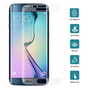 0.3mm 9H Surface Hardness 3D Curved Surface Full Screen Cover Explosion-proof Tempered Glass Film for Galaxy S6 edge(Transparent)