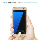 For Galaxy S7 Edge / G935 0.26mm 9H Surface Hardness 3D Explosion-proof Colorized Silk-screen Tempered Glass Full Screen Film(Gold)