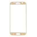 For Galaxy S7 Edge / G935 0.26mm 9H Surface Hardness 3D Explosion-proof Colorized Silk-screen Tempered Glass Full Screen Film(Gold)