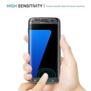 For Galaxy S7 Edge / G935 0.26mm 9H Surface Hardness Explosion-proof Colorized Electroplating Tempered Glass Full Screen Film(Black)