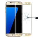 For Galaxy S7 Edge / G935 0.26mm 9H Surface Hardness Explosion-proof Colorized Electroplating Tempered Glass Full Screen Film(Gold)