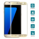 For Galaxy S7 Edge / G935 0.26mm 9H Surface Hardness Explosion-proof Colorized Electroplating Tempered Glass Full Screen Film(Gold)
