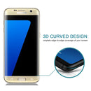 For Galaxy S7 Edge / G935 0.26mm 9H Surface Hardness Explosion-proof Colorized Electroplating Tempered Glass Full Screen Film(Gold)