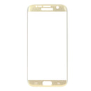 For Galaxy S7 Edge / G935 0.26mm 9H Surface Hardness Explosion-proof Colorized Electroplating Tempered Glass Full Screen Film(Gold)