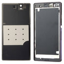 Middle Board + Battery Back Cover for Sony L36H (Purple)