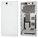 Middle Board + Battery Back Cover for Sony L36H(White)