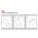 Original Housing Battery Back Cover + Side Button for Nokia Lumia 810(Black)