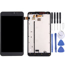 LCD Screen and Digitizer Full Assembly with Frame for Microsoft Lumia 640 XL(Black)