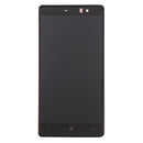 LCD Screen and Digitizer Full Assembly with Frame for Nokia Lumia 830(Silver)