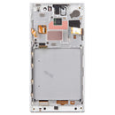 LCD Screen and Digitizer Full Assembly with Frame for Nokia Lumia 830(Silver)