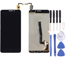 LCD Screen and Digitizer Full Assembly for Alcatel One Touch Idol X+ / 6043 / 6043D(Black)