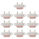 10 PCS Charging Port Dock Connector for Xiaomi Mi 4(White)