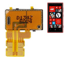 High Quality Earphone Flex Cable for Nokia 720(Black)