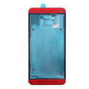 Full Housing Cover (Front Housing LCD Frame Bezel Plate + Back Cover) for HTC One M7 / 801e(Red)