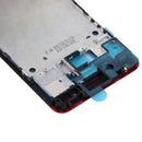 Full Housing Cover (Front Housing LCD Frame Bezel Plate + Back Cover) for HTC One M7 / 801e(Red)