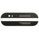 Front Upper Top + Lower Bottom Glass Lens Cover & Adhesive for HTC One M8(Gold)