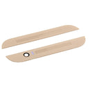Front Upper Top + Lower Bottom Glass Lens Cover & Adhesive for HTC One M8(Gold)
