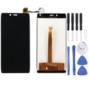 LCD Screen and Digitizer Full Assembly for Alcatel One Touch Idol X / 6032 / OT-6032(Black)