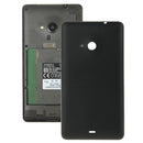 Bright Surface Solid Color Plastic Battery Back Cover for Microsoft Lumia 535(Black)
