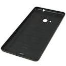 Bright Surface Solid Color Plastic Battery Back Cover for Microsoft Lumia 535(Black)