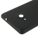 Bright Surface Solid Color Plastic Battery Back Cover for Microsoft Lumia 535(Black)